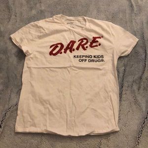 White D.A.R.E T-shirt
